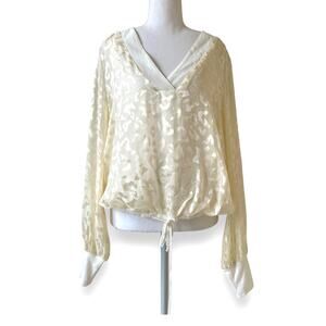 Lola & Sophie Animal Print Blouse - Ebony, Bow Tie